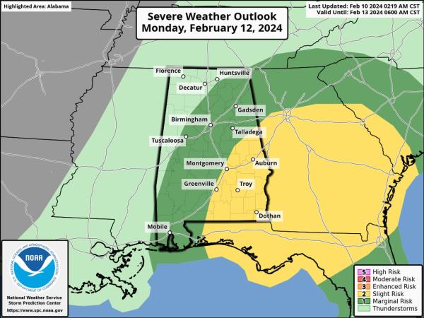Mo<em></em>nday severe weather outlook