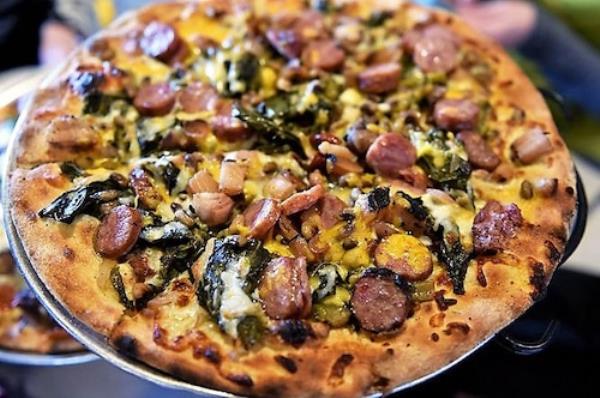 Soul Pie at Slice PIzza in Birmingham, Ala.