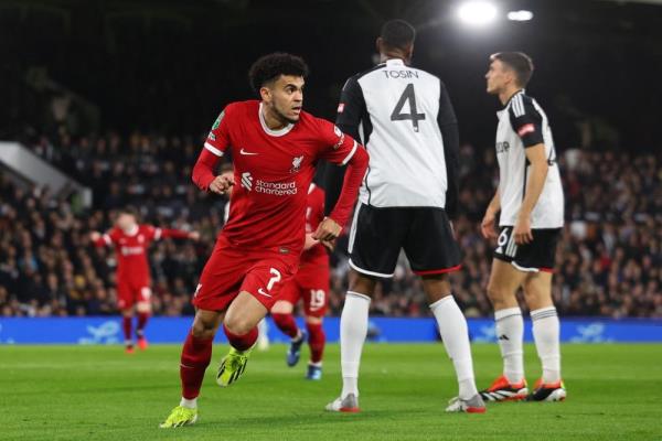 Diaz delivers as Liverpool reach League Cup final after 1-1 draw with Fulham