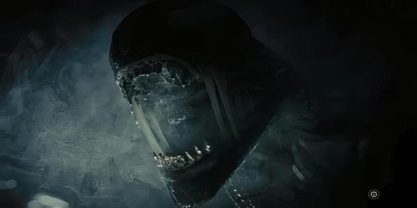 A Xenomorph screaming in Alien Romulus