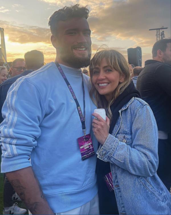 Daniel's boyfriend was snapped with several other Corrie co-stars