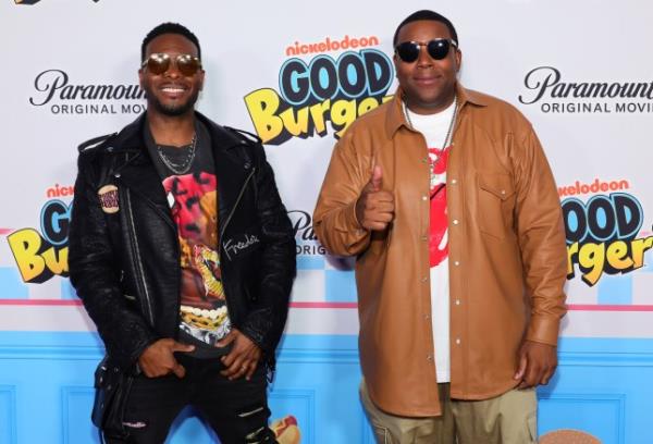 Kenan Thompson Kel Mitchell at Good Burger 2 Premiere