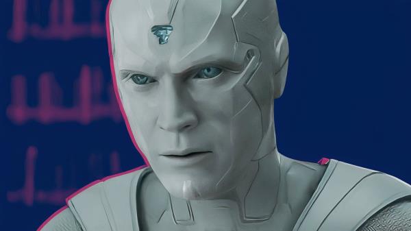 Paul Bettany as Vision in WandaVision