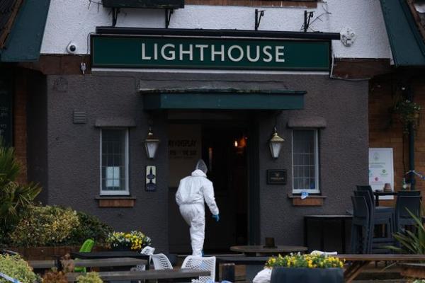 Chapman fired 12 shots into a group of people outside the Lighthouse pub