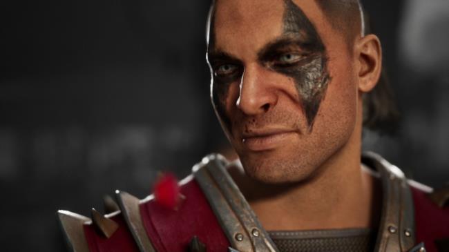 A zoom in on Reiko after he won a fight in Mortal Kombat 1.