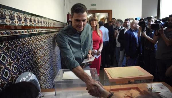 Polling begins in Spain, will another EU nation swing to the right? Spain's Prime Minister and Socialist Workers' Party Pedro Sanchez
