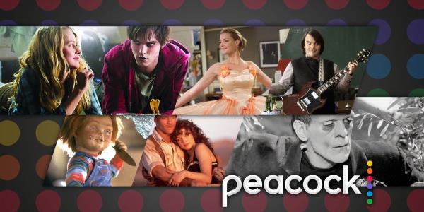 Characters from Warm Bodies, 27 Dresses, School of Rock, Child's Play, The Mummy, and Frankenstein on Peacock 