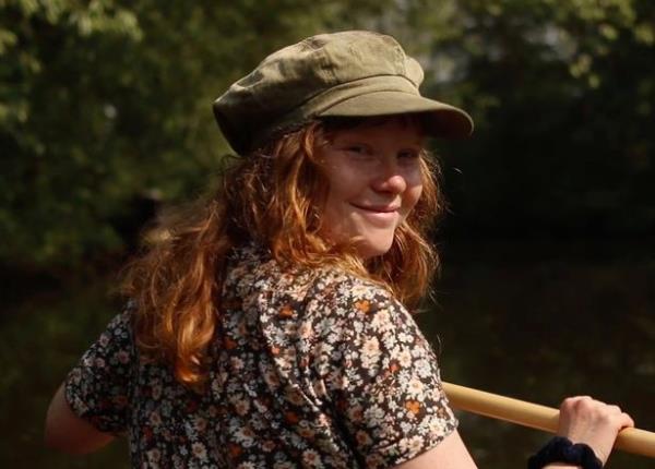 Prior to the wedding, Megan completed a pilgrimage to the source of the river