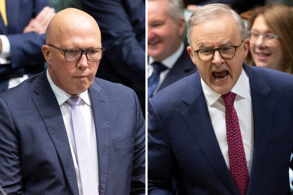 Opposition Leader Peter Dutton and Prime Minister Anthony Albanese.