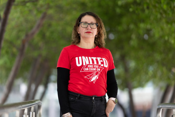 Caterina Cinanni, the farm sector executive director at the United Workers Unio<em></em>n, has been supporting the 12 women who have brought the claim.