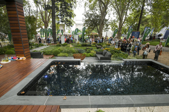 An award-winning garden from the 2019 Melbourne Internatio<em></em>nal Flower and Garden Show. 