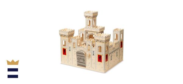 Melissa & Doug Deluxe Folding Wooden Castle